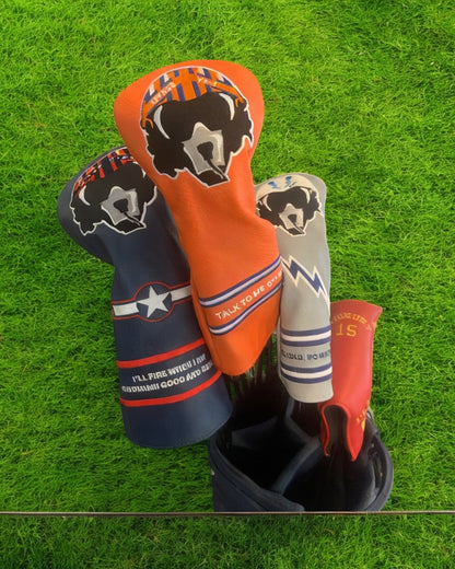 Iceman Hybrid Leather Headcover | Premium Golf Gear